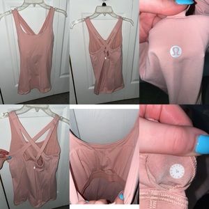 Lululemon Cross It Off Tank in Faint Coral!